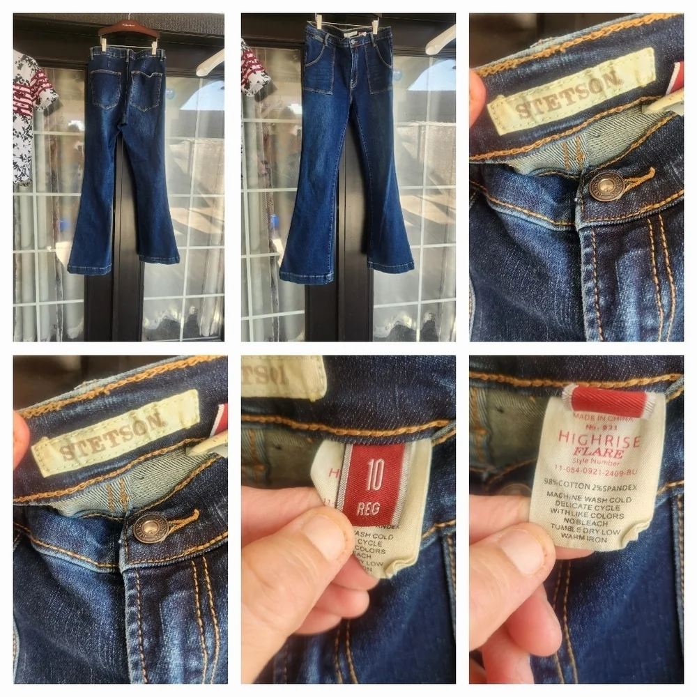 STETSON HIGH‎ RISE FlAYER JEANS - Picture 2 of 2